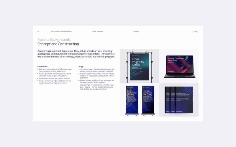 Brand Guidelines Aurora Backgrounds
